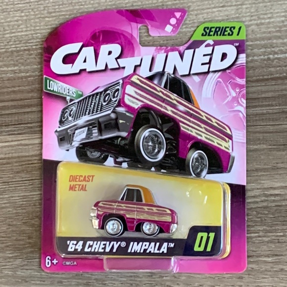 Car Tuned 64 Chevy Impala Series 1 Diecast Metal CarTuned MGA Tooned Lowriders - Picture 1 of 9
